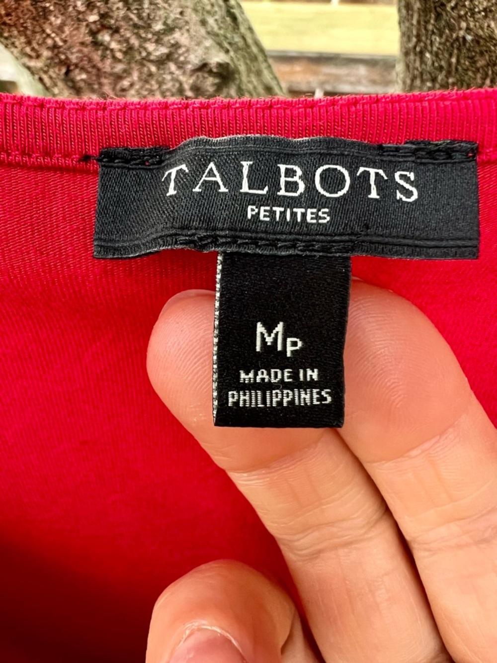 NWOT Elegant Flowy Talbots Petites Red Belted Surplice Dress Sleeveless MP Chic - Picture 6 of 17